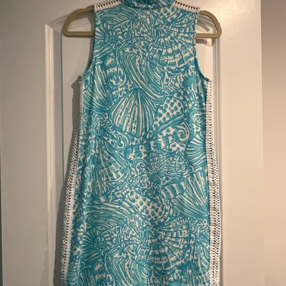 Lilly Pulitzer Turquoise Patterned Mini Dress - image 6